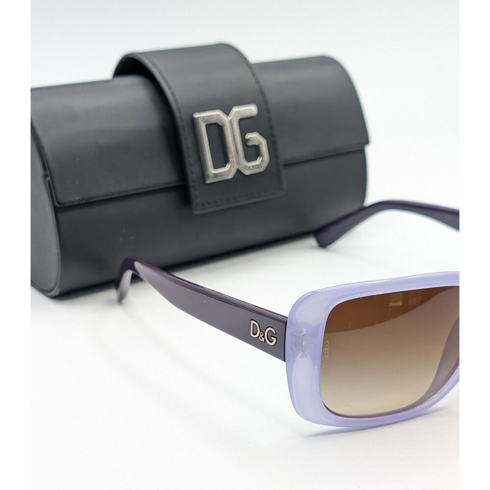 Dolce & Gabbana Lavender Gradient Square Sunglasses - Picture 7 of 16